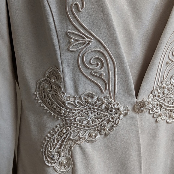 Vintage R M Richards Beaded Suit Jacket with Skirt - Picture 3 of 8